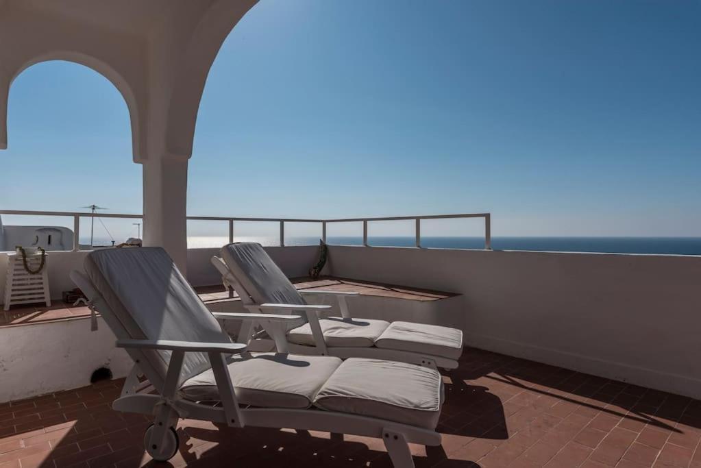 Amazing Sea View Penthouse Daire Carvoeiro  Dış mekan fotoğraf