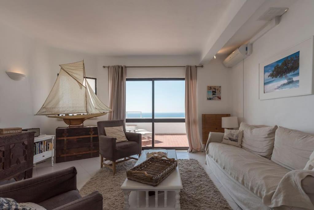 Amazing Sea View Penthouse Daire Carvoeiro  Dış mekan fotoğraf