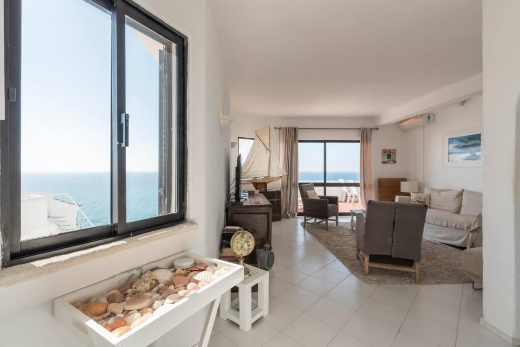 Amazing Sea View Penthouse Daire Carvoeiro  Dış mekan fotoğraf